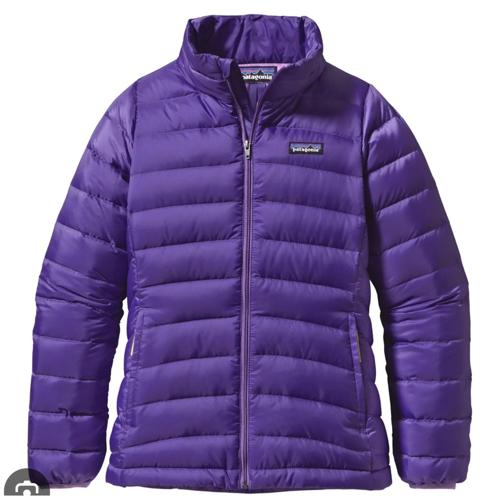 Patagonia Kids' Purple Puffer Jacket